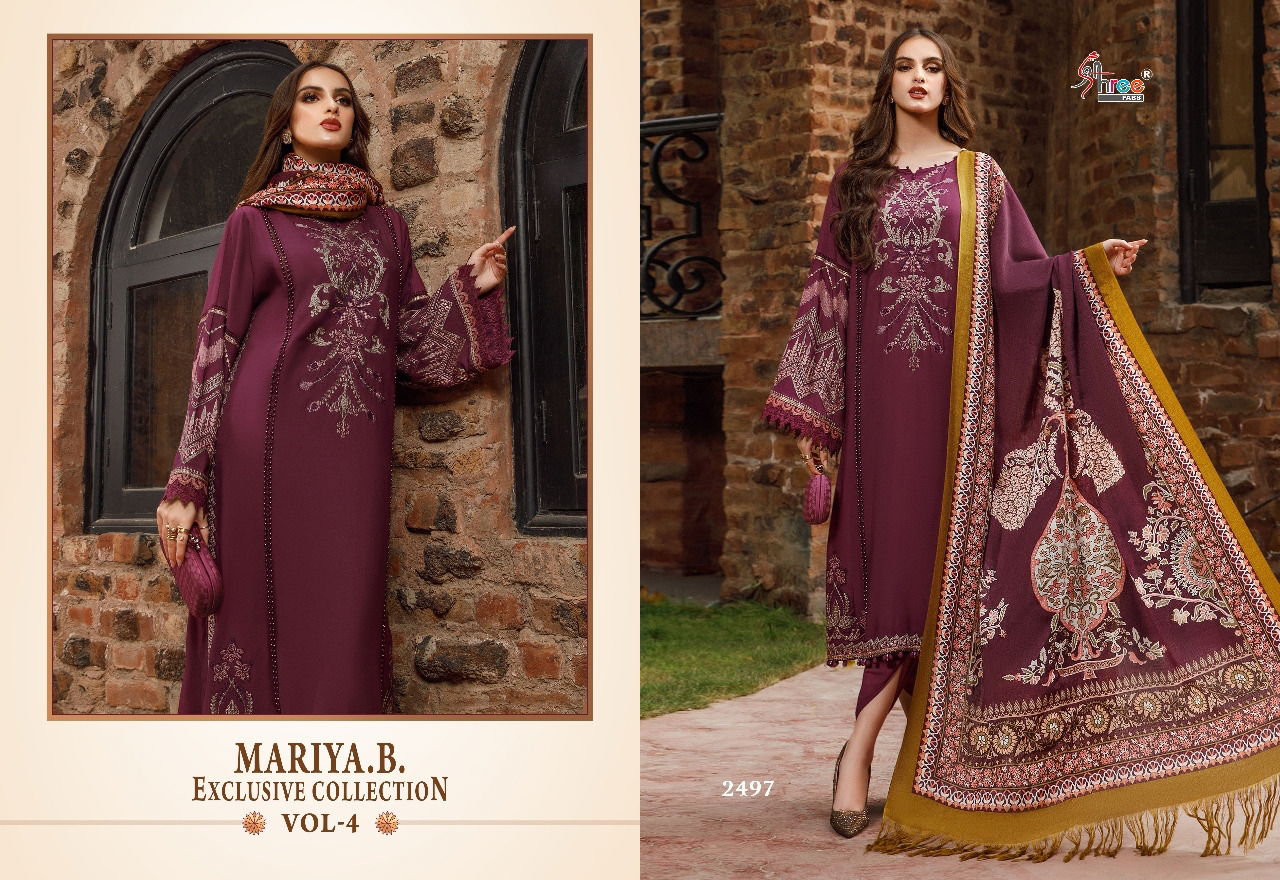 Maria B Exclusive Collection Vol 4 Printed Casual Wear Wholesale Pakistani Salwar Suits